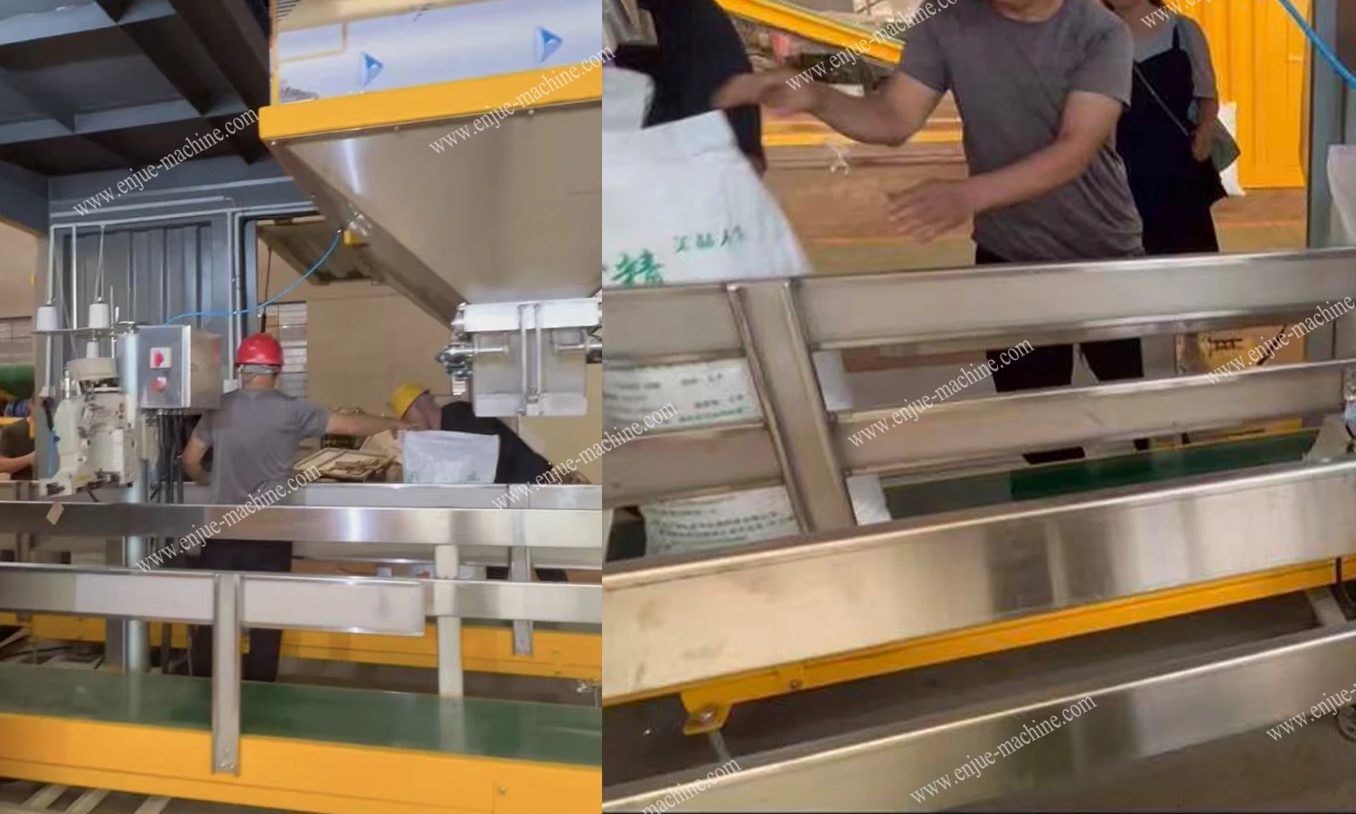 double-line bagging machine double-line bagging machine