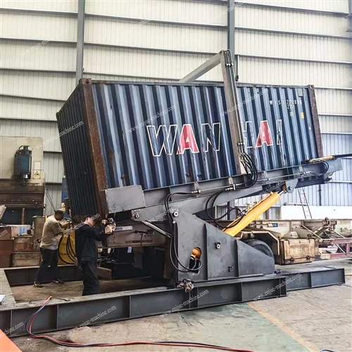 ENJUE's 20-foot Mobile Container Tilter Has Passed Rigorous Factory Testing A...