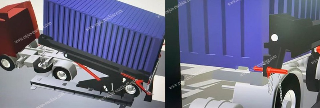 2040ft container tilter for loading 2040ft container tilter for loading