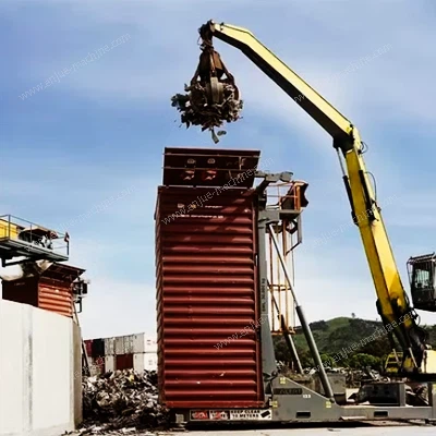 Container Tilter Machine For Loading